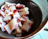 ヤリイカとアスパラの豆鼓醤炒め作り方1写真