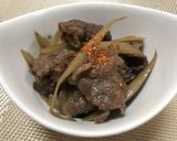 簡単ごぼうと牛肉のしぐれ煮作り方6写真