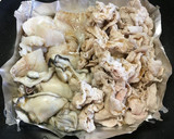 牡蠣と鱈と豚肉の液体味噌のホイル焼き！作り方4写真