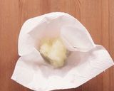レンジで簡単くわいとひき肉のみぞれ和え作り方1写真