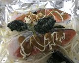 液みそ使用！簡単☆鮭の味噌マヨホイル焼き作り方4写真