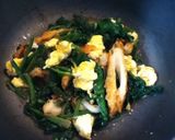 ほうれん草と竹輪と玉子のポン酢炒め作り方8写真