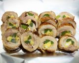 セロリ入りチーズチキンロールトマト風味作り方8写真