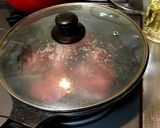 コスパ最強!弱火が決め手!レバレバ丼作り方3写真