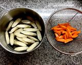 ごぼうとにんじんの甘唐揚げ♪作り方2写真