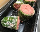 簡単ジューシーピーマン＆しいたけの肉詰め作り方6写真