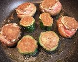 簡単ジューシーピーマン＆しいたけの肉詰め作り方9写真
