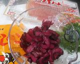 生ハムと柴漬けのロール寿司作り方1写真