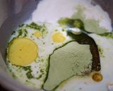 バター卵不使用★抹茶ブルーベリーマフィン作り方2写真