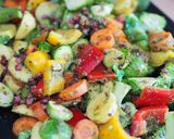 簡単ノンオイル★野菜のぎゅうぎゅう焼き作り方5写真