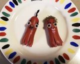 簡単 キャラ弁 おかず たこ星人作り方13写真
