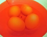 春★可愛い♪【桃色ゆで卵のサラダ仕立て】作り方7写真