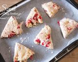 いちごとクリームチーズのスコーン。作り方7写真
