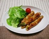 アスパラガスの丸ごと1本肉巻き♬作り方7写真