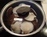 ホタテ稚貝の酒蒸し作り方3写真