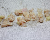 余った鶏肉の皮で簡単おつまみ！鶏皮ポン酢作り方1写真