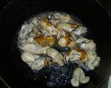 牡蠣のオイスターソース煮　葱もたっぷり作り方3写真