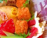 イースター　オムライス弁当　３月弁当作り方3写真