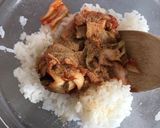キムチとダシダのみ炒飯作り方1写真