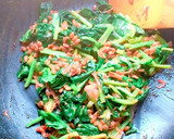 下茹でなし！ほうれん草の納豆マヨチー炒め作り方7写真