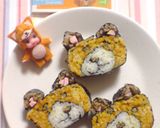 ＊だいすきなこまねこの巻き寿司風ごはん＊作り方10写真