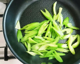 セロリの中華風炒め⭐お弁当おつまみに作り方2写真