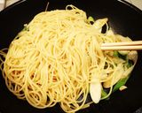 ミズダコとネギのペペロンチーノ作り方8写真