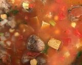 イタリアの家庭料理☆牛肉と豆のスープ作り方18写真