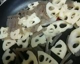 シャキシャキ蓮根とこんにゃくのキンピラ作り方2写真