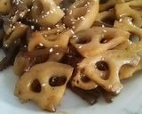 シャキシャキ蓮根とこんにゃくのキンピラ作り方5写真