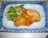 ノンオイルでヘルシー☆豚肉の生姜焼き作り方6写真