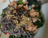 私の大好きなツナとほうれん草の昆布あえ作り方6写真