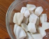 里芋のほくほく天ぷら甘味噌作り方1写真