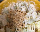 豆腐入たこ焼き粉でお好み焼き？野菜焼き？作り方3写真