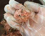 白菜と肉団子のスープ*白菜丸子湯作り方2写真