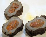 大浦ごぼうの肉詰め作り方4写真