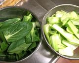 超楽々 チンゲン菜のコクまろ煮 作ります作り方1写真