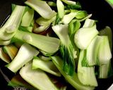 超楽々 チンゲン菜のコクまろ煮 作ります作り方3写真