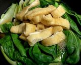 超楽々 チンゲン菜のコクまろ煮 作ります作り方5写真