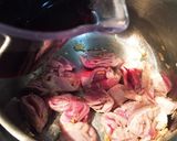 柔らかい砂肝の赤ワイン煮 ポテトソース作り方4写真