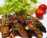 味付け簡単☆茄子の豚バラ巻き作り方7写真