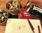 あさりとしめじのパスタ★作り方1写真