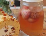 洋酒漬け*ミックスフルーツロールケーキ作り方34写真