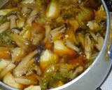 セロリとしめじ 鶏ささみの さっぱり煮❀作り方5写真