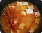 うちの即席!お豆腐とキムチのスープ。作り方3写真