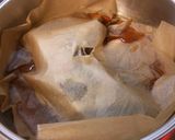 ブリかま白だし煮付け。作り方4写真