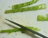 大根の茎…飾り切り♪作り方3写真