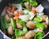 揚げずに簡単！豚こま肉で本格酢豚作り方5写真