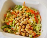 春キャベツとひよこ豆のコールスロー作り方3写真