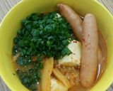 うちの即席!お豆腐とキムチのスープ。作り方11写真